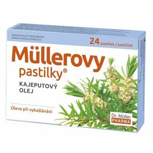 Dr. Müller Müllerovy pastilky s kajeputovým olejem 24 pastilek obraz