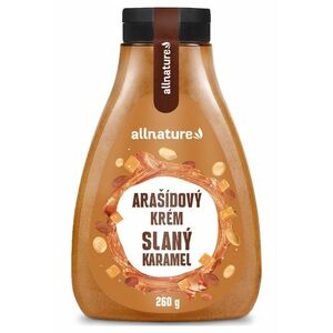 Allnature Arašídový krém slaný karamel 260 g obraz