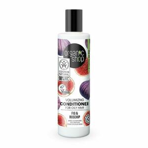 Organic Shop Objemový kondicionér na mastné vlasy Fíky a šípek 280 ml obraz