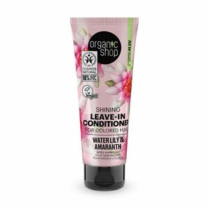 Organic Shop Bezoplachový kondicionér pro barvené vlasy Leknín a amarant 75 ml obraz