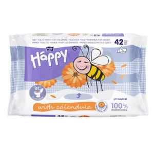 Bella Baby Happy vlhčený toaletní papír s měsíčkem 42 ks obraz
