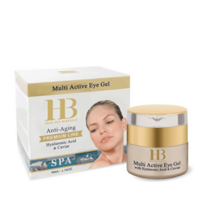 H&B Dead Sea Minerals Multiaktivní oční gel Anti-Aging kyselina hyaluronová 50 ml obraz