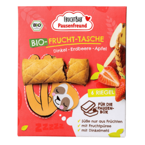 FruchtBar BIO Špaldové taštičky jahoda a jablko 6x22 g obraz