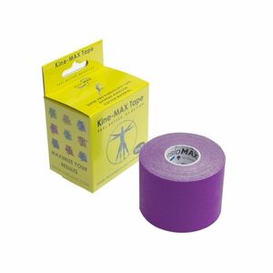 KineMAX SuperPro Cotton 5 cm x 5 m kinesiologická tejpovací páska 1 ks fialová obraz