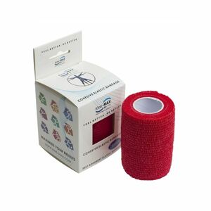 KineMAX Cohesive 7, 5 cm x 4, 5 m elastické samofixační obinadlo 1 ks červené obraz