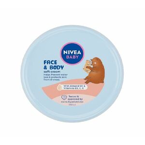 Nivea baby Face & Body Soft krém na obličej a tělo 200 ml obraz