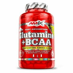 Amix Nutrition Glutamine + BCAA - 360 kapslí obraz