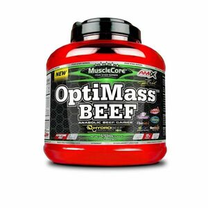 Amix Nutrition OptiMass Beef 2, 5kg - bílá čokoláda obraz