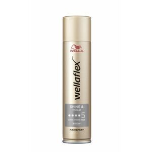 Wella Wellaflex Shine & Hold lak na vlasy s extra silnou fixací pro lesk 250 ml obraz