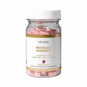Venira Vitamíny pro kojící ženy malina 60 cucacích tablet obraz