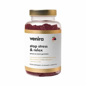 Venira Stop stress & relax - stress no more gummies lesní plody 60 ks obraz