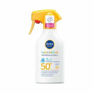 Nivea SUN Sensitive OF50+ dětský opalovací sprej 270 ml obraz