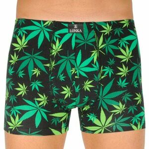 LONKA Pánské boxerky černé (Kevin-grass) XXL obraz
