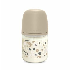 Suavinex Wonderland Skleněná láhev fyziologická SX PRO průtok S 0m+ 120 ml 1 ks liberty krémová obraz