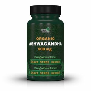 Naturprodukt Ashwagandha organic 500 mg 60 tablet obraz