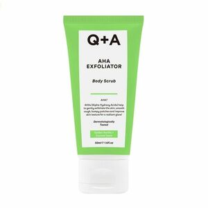 Q+A Tělový peeling s AHA kyselinami 50 ml obraz