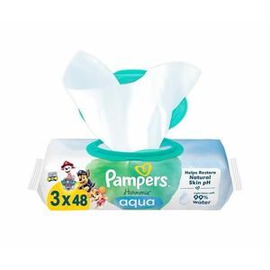 Pampers Harmonie Aqua vlhčené ubrousky 3x48 ks obraz