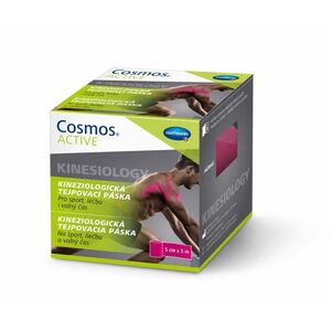 Cosmos Active Kinesiology 5 cm x 5 m tejpovací páska 1 ks růžová obraz