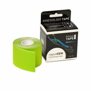 GM rayon kinesiology tape hedvábný 5 cm x 5 m limetka obraz