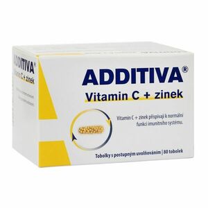Additiva Vitamín C + zinek 80 tobolek obraz