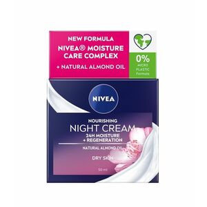 Nivea Výživný noční krém pro suchou až citlivou pleť 50 ml obraz