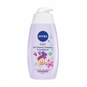 Nivea Kid's Berry sprchový gel, šampon a kondicionér 500 ml obraz