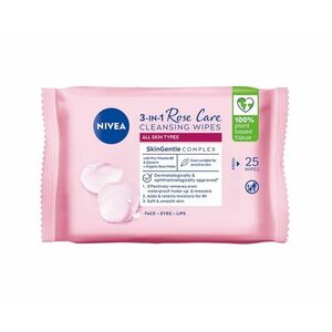 Nivea Rose Touch čisticí micelární ubrousky 35 ks obraz