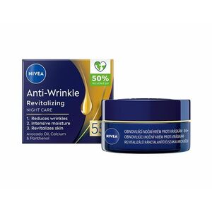 Nivea Anti-Wrinkle 55+ obnovující noční krém proti vráskám 50 ml obraz