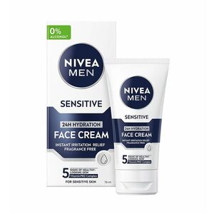 Nivea Men Sensitive hydratační krém pro muže 75 ml obraz