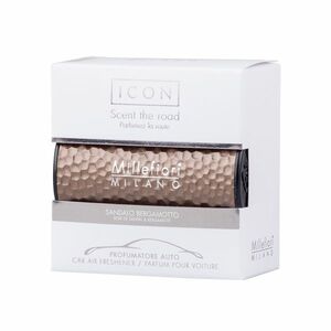 Millefiori Icon Metal Shades Sandalo Bergamotto vůně do auta 47 g zlatá obraz