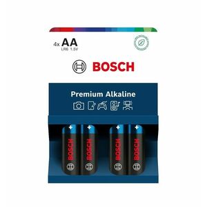 Bosch Premium Alkaline AA LR6 baterie 4 ks obraz