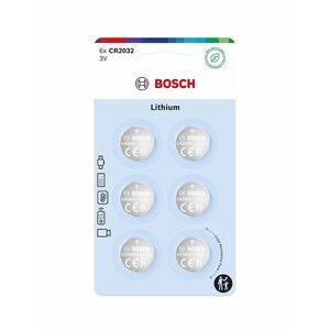 Bosch Lithium Coin CR2032 baterie 6 ks obraz