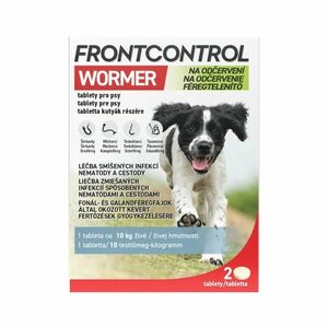 FRONTCONTROL Wormer tablety pro psy 10 kg 2 tablety obraz