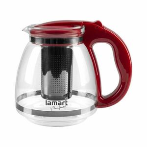 LAMART LT7074 Verre 1, 5 l rychlovarná konvice červená obraz