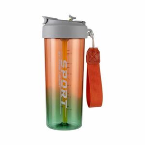 LAMART LT4073 Fit 600 ml sportovní lahev zelená/oranžová obraz