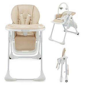 Kinderkraft Židlička jídelní Tummie beige obraz