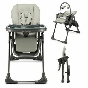 Kinderkraft Židlička jídelní Tummie grey obraz