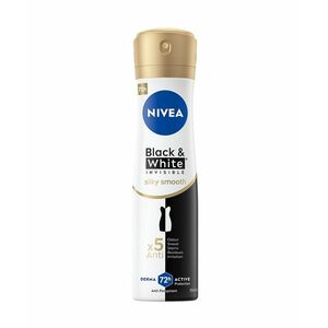 Nivea Black & White Invisible Silky Smooth antiperspirant ve spreji 150 ml obraz