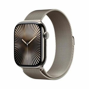Apple Watch S10 Cellular 42 mm Milanese loop chytré hodinky tit/nat obraz