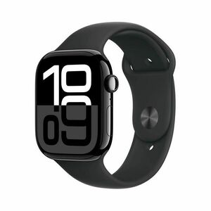 Apple Watch S10 42 mm M/L sport band chytré hodinky black/black obraz