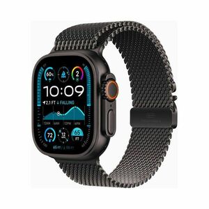 Apple Watch Ultra 2 49 mm L Milanese loop black/titan obraz