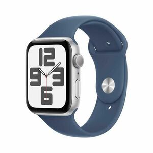 Apple Watch SE 40 mm S/M sport band chytré hodinky silver/denim obraz