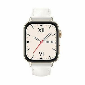 Huawei Watch Fit 3 Leather chytré hodinky pearl white obraz