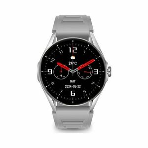 Aligator Smart Watch AMOLED chytré hodinky silver obraz