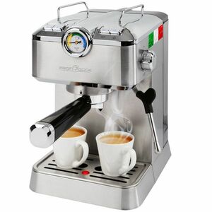 ProfiCook ES-KA 1267 espresso 2v1 (20 barů), pákové, nástavec na kapsle obraz