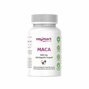 Vegmart MACA 600 mg 120 kapslí obraz