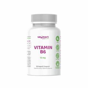 Vegmart VITAMÍN B6 12 mg 90 kapslí obraz