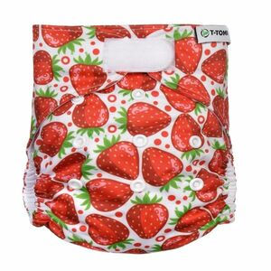 T-tomi Kalhotková plena AIO - přebalovací set suchý zip Strawberries obraz