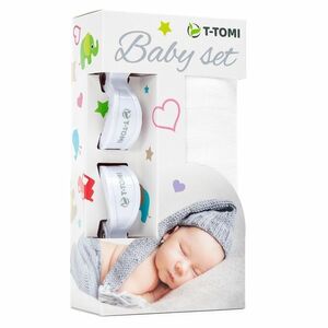 T-tomi BABY SET - White obraz