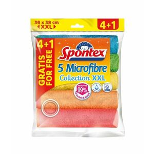 Spontex XXL utěrka z mikrovlákna 4+1 ks obraz